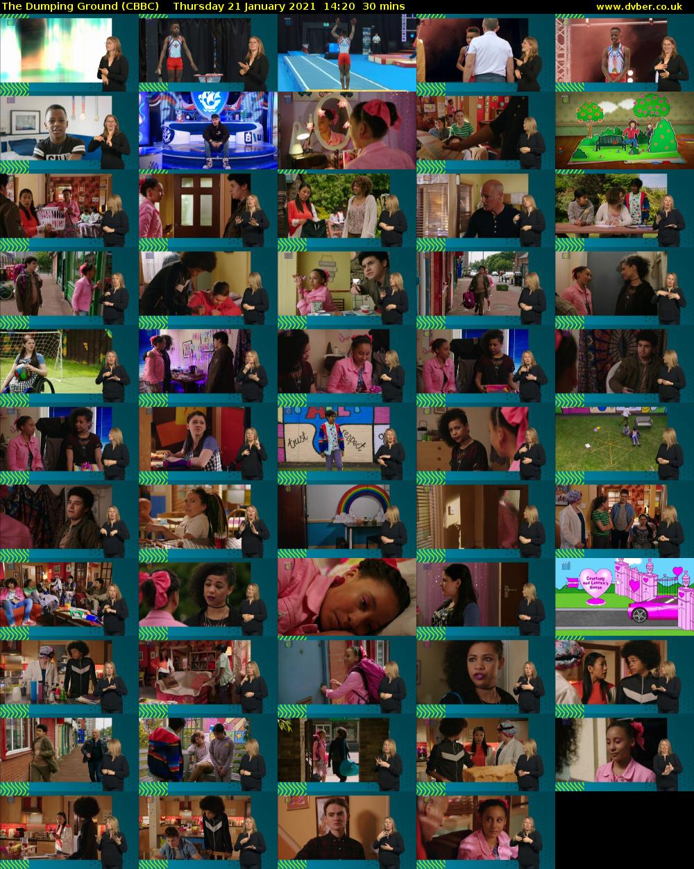 The Dumping Ground (CBBC) Thursday 21 January 2021 14:20 - 14:50
