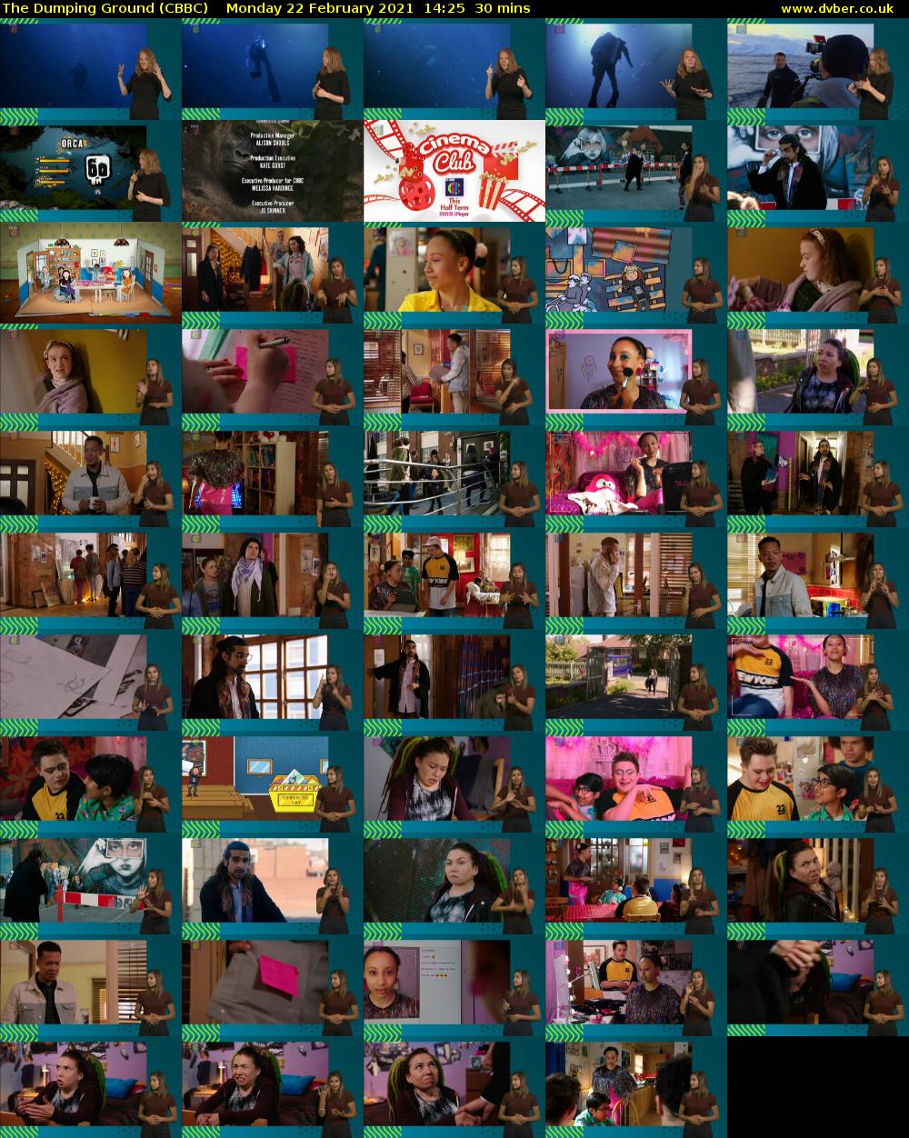 The Dumping Ground (CBBC) Monday 22 February 2021 14:25 - 14:55