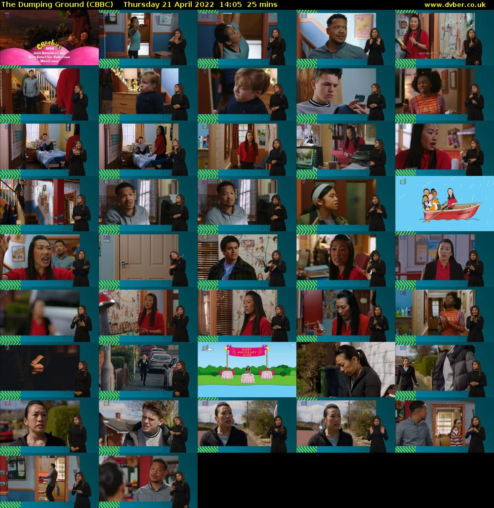 The Dumping Ground (CBBC) Thursday 21 April 2022 14:05 - 14:30