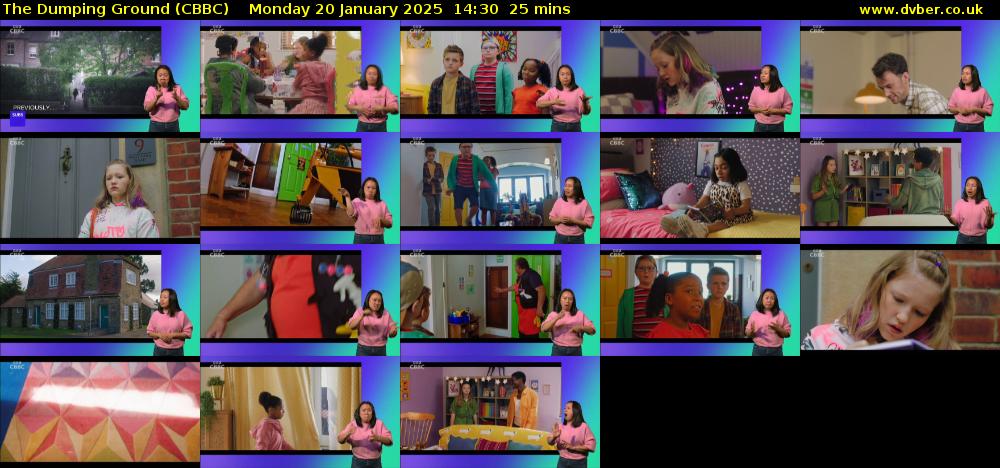 The Dumping Ground (CBBC) Monday 20 January 2025 14:30 - 14:55