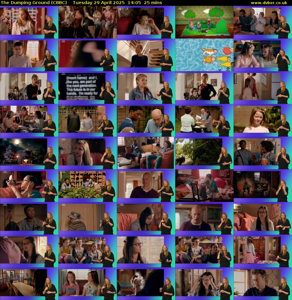 The Dumping Ground (CBBC) Tuesday 29 April 2025 14:05 - 14:30