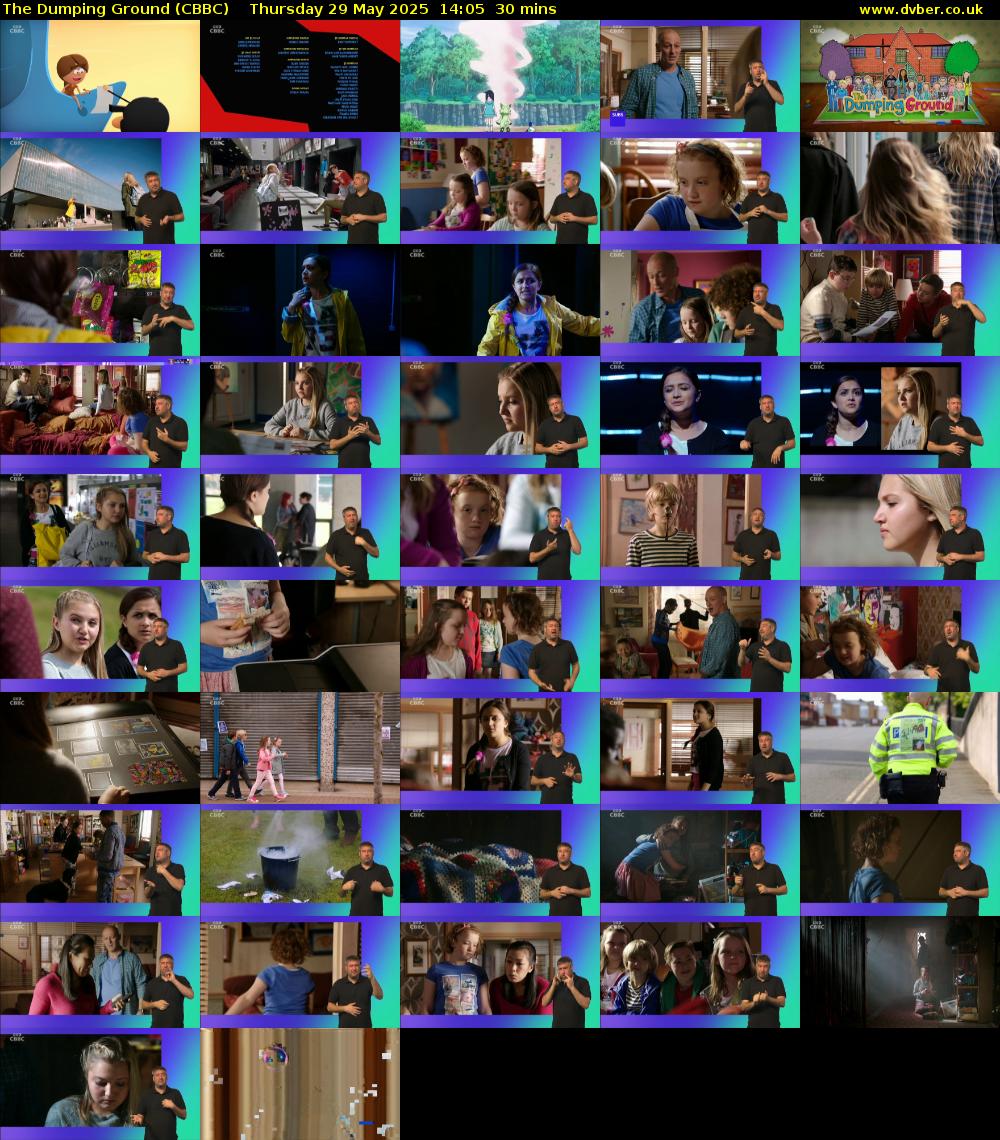 The Dumping Ground (CBBC) Thursday 29 May 2025 14:05 - 14:35