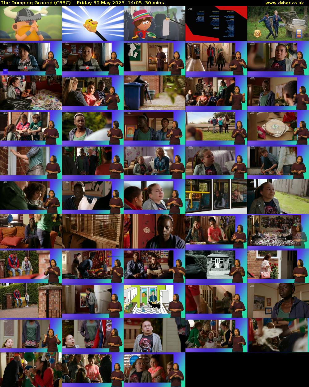 The Dumping Ground (CBBC) Friday 30 May 2025 14:05 - 14:35