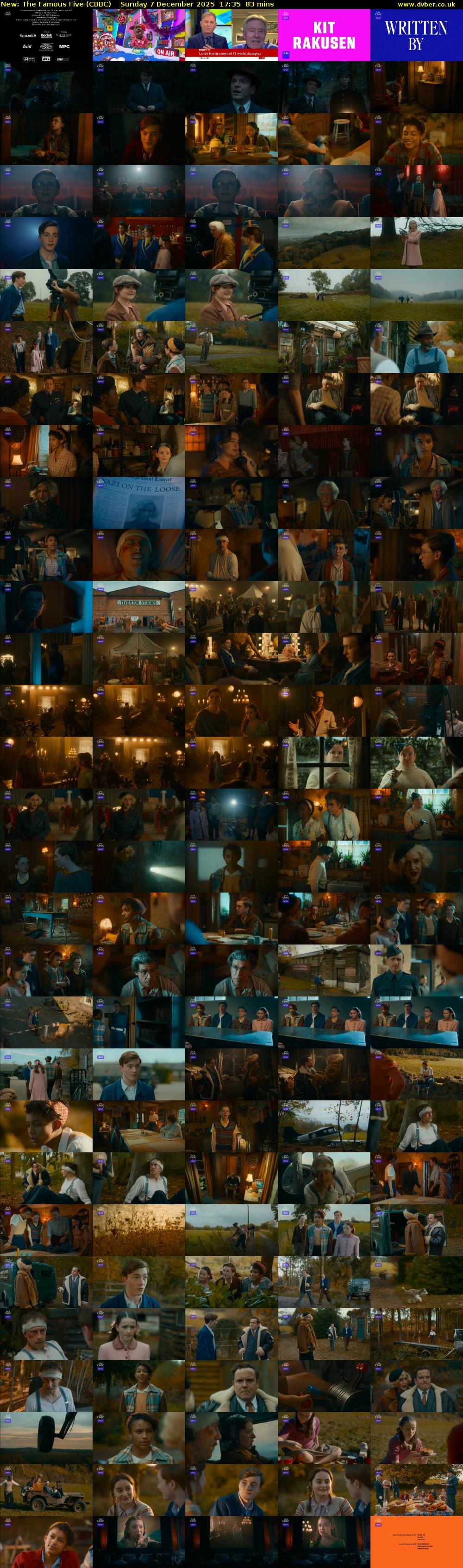 The Famous Five (CBBC) Sunday 7 December 2025 17:35 - 18:58