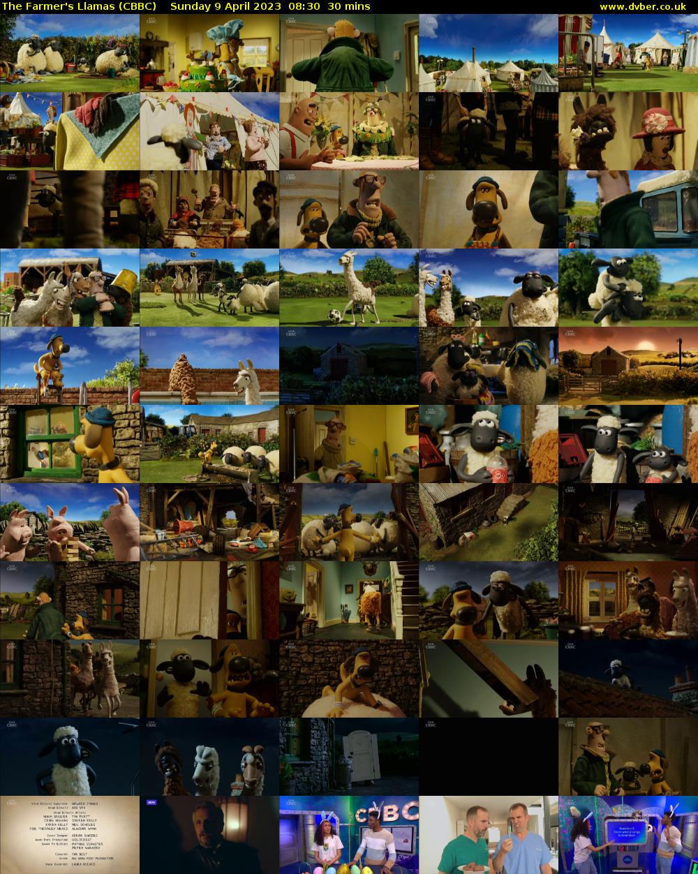 The Farmer's Llamas (CBBC) Sunday 9 April 2023 08:30 - 09:00