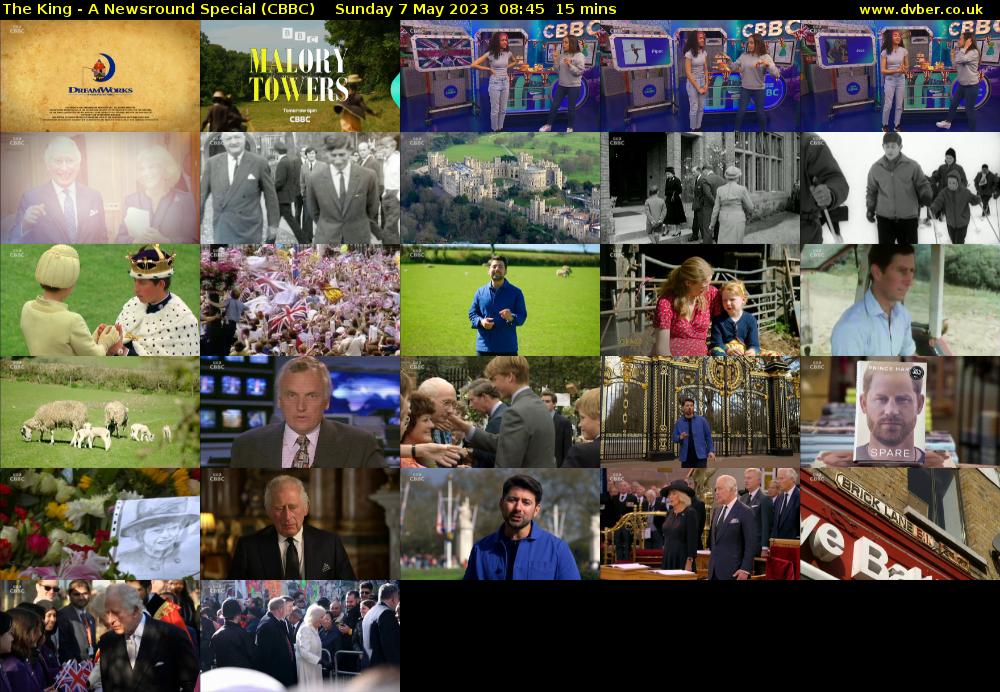 The King - A Newsround Special (CBBC) Sunday 7 May 2023 08:45 - 09:00