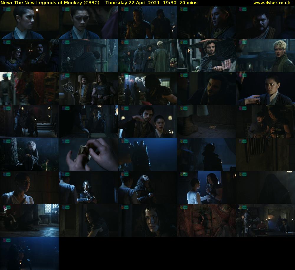 The New Legends of Monkey (CBBC) Thursday 22 April 2021 19:30 - 19:50