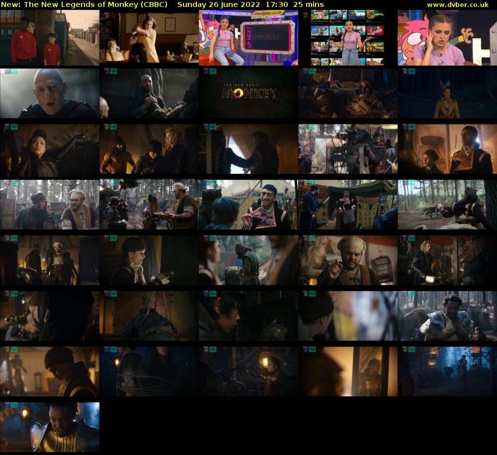 The New Legends of Monkey (CBBC) Sunday 26 June 2022 17:30 - 17:55