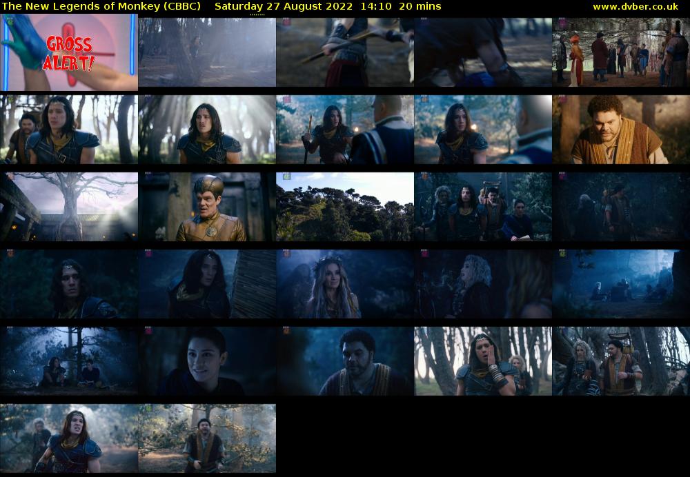 The New Legends of Monkey (CBBC) Saturday 27 August 2022 14:10 - 14:30