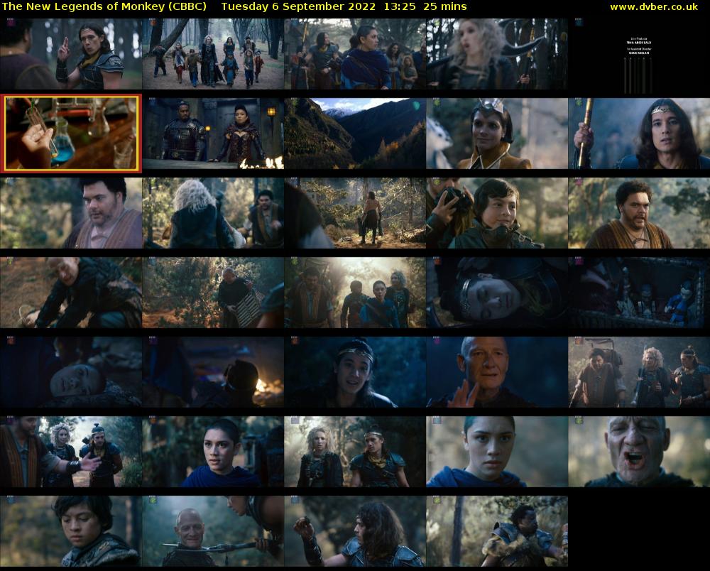 The New Legends of Monkey (CBBC) Tuesday 6 September 2022 13:25 - 13:50