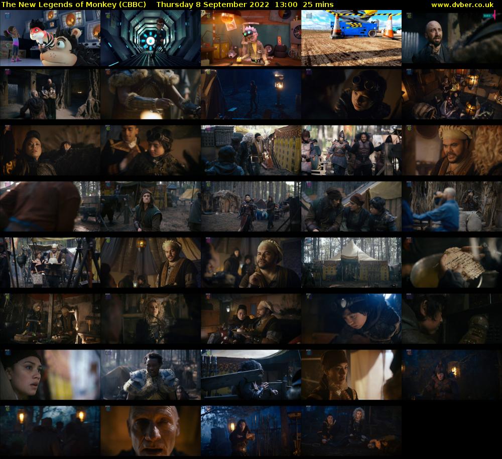 The New Legends of Monkey (CBBC) Thursday 8 September 2022 13:00 - 13:25