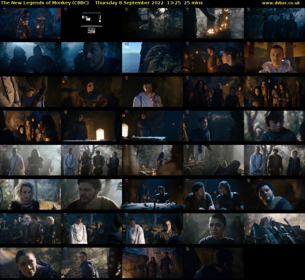 The New Legends of Monkey (CBBC) Thursday 8 September 2022 13:25 - 13:50