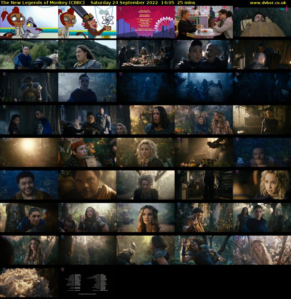 The New Legends of Monkey (CBBC) Saturday 24 September 2022 14:05 - 14:30