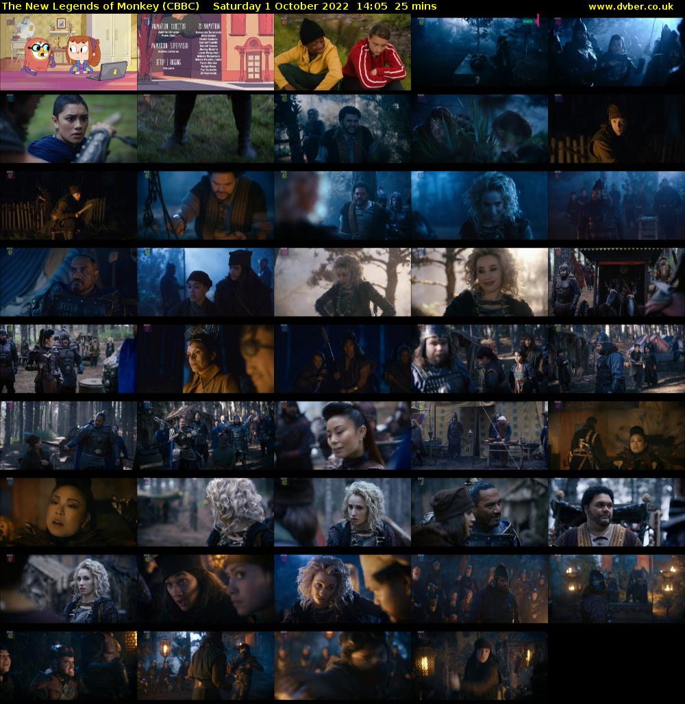 The New Legends of Monkey (CBBC) Saturday 1 October 2022 14:05 - 14:30