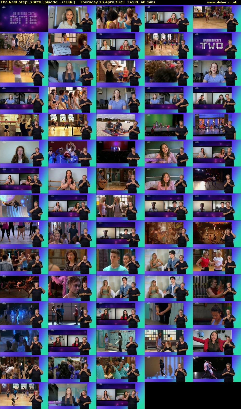 The Next Step: 200th Episode... (CBBC) Thursday 20 April 2023 14:00 - 14:40