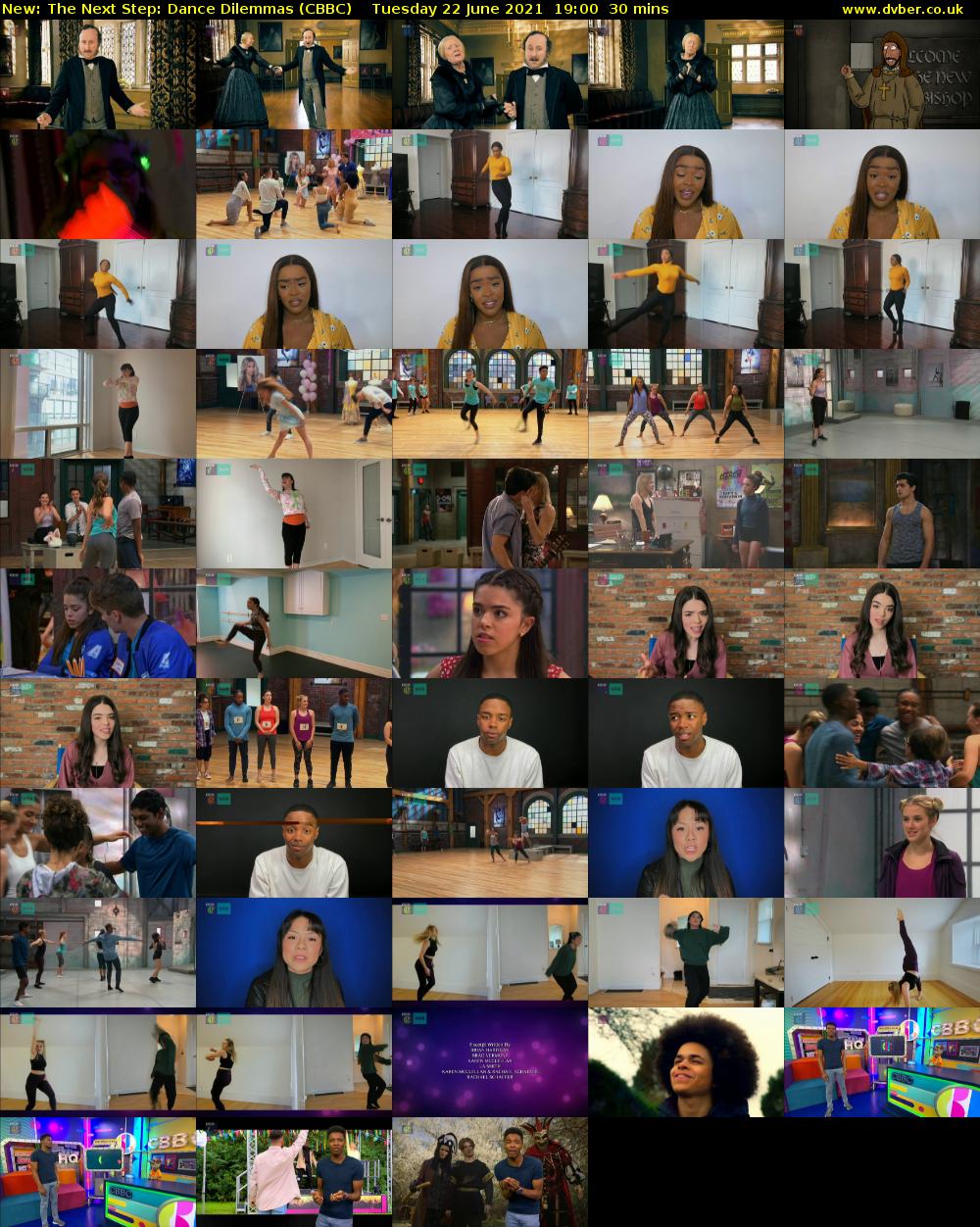 The Next Step: Dance Dilemmas (CBBC) Tuesday 22 June 2021 19:00 - 19:30