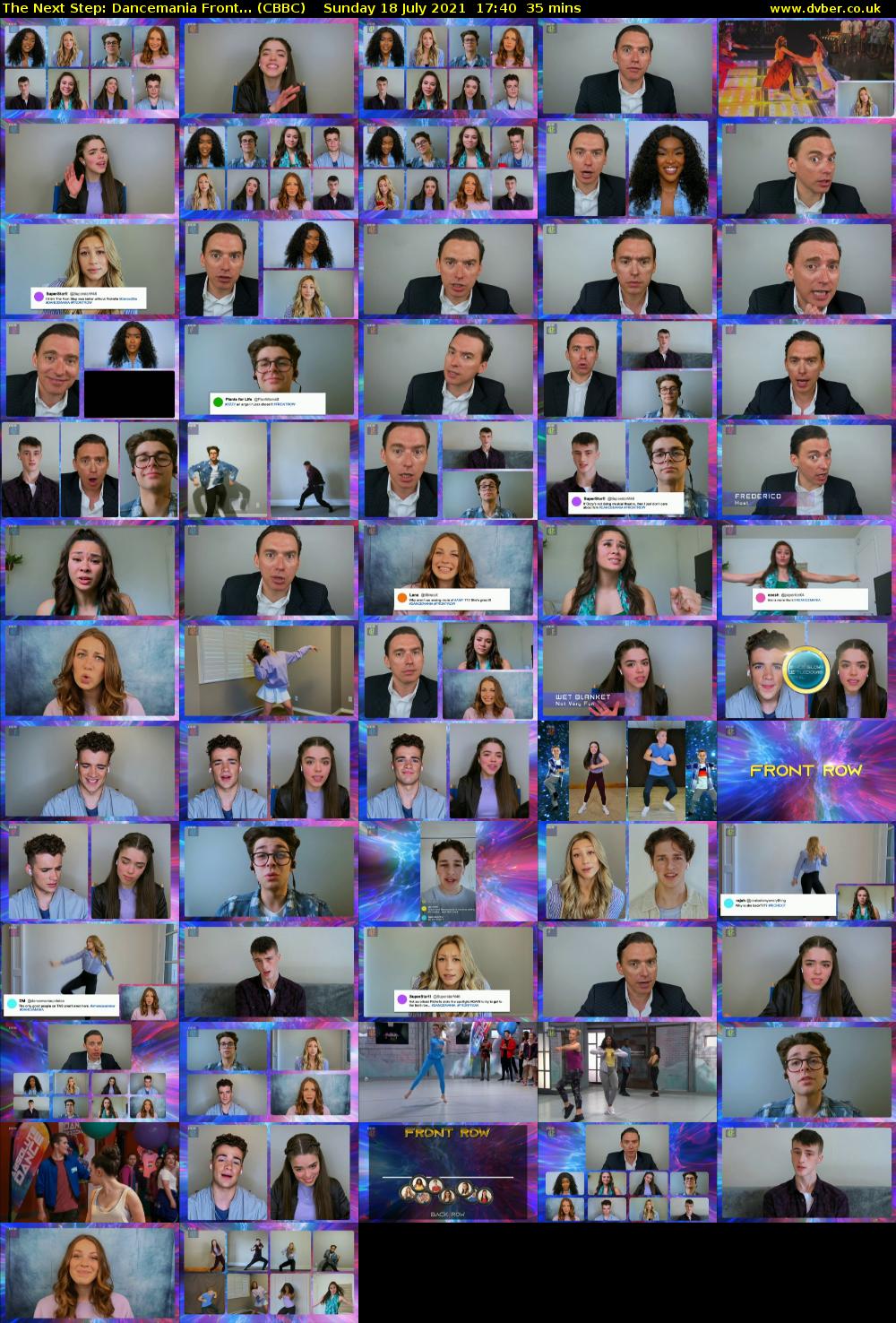 The Next Step: Dancemania Front... (CBBC) Sunday 18 July 2021 17:40 - 18:15