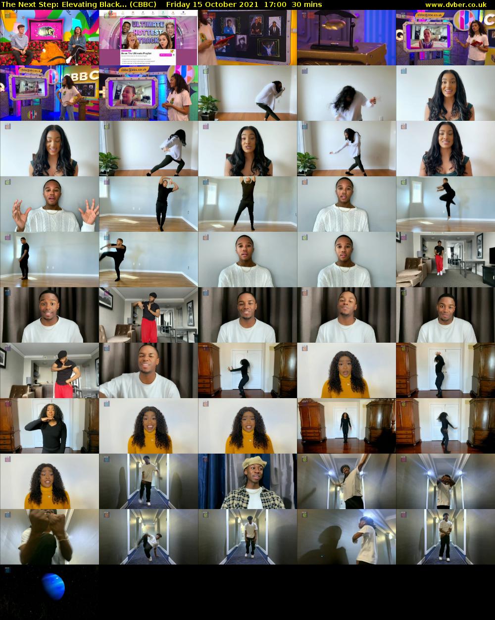 The Next Step: Elevating Black... (CBBC) Friday 15 October 2021 17:00 - 17:30