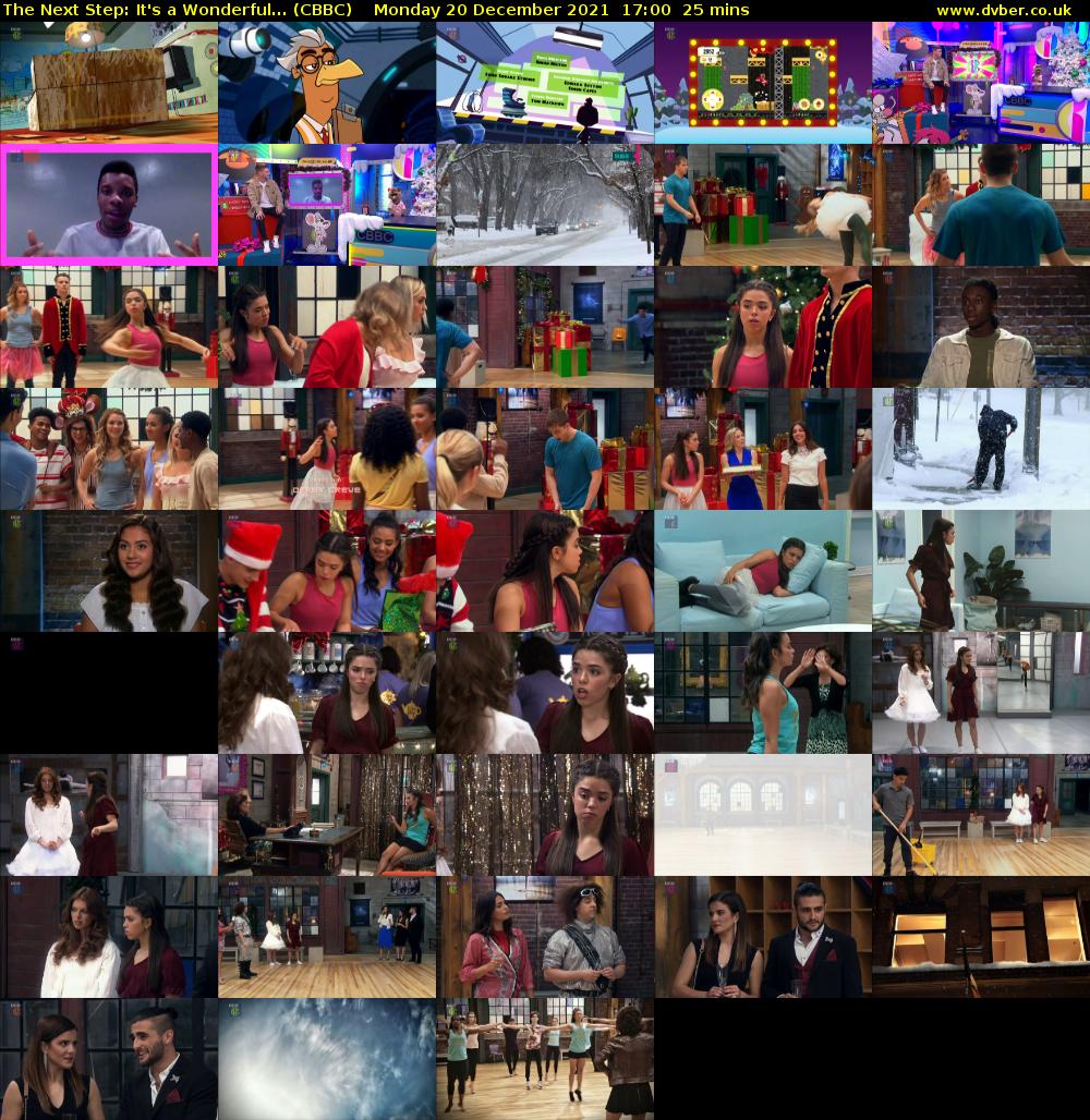 The Next Step: It's a Wonderful... (CBBC) Monday 20 December 2021 17:00 - 17:25