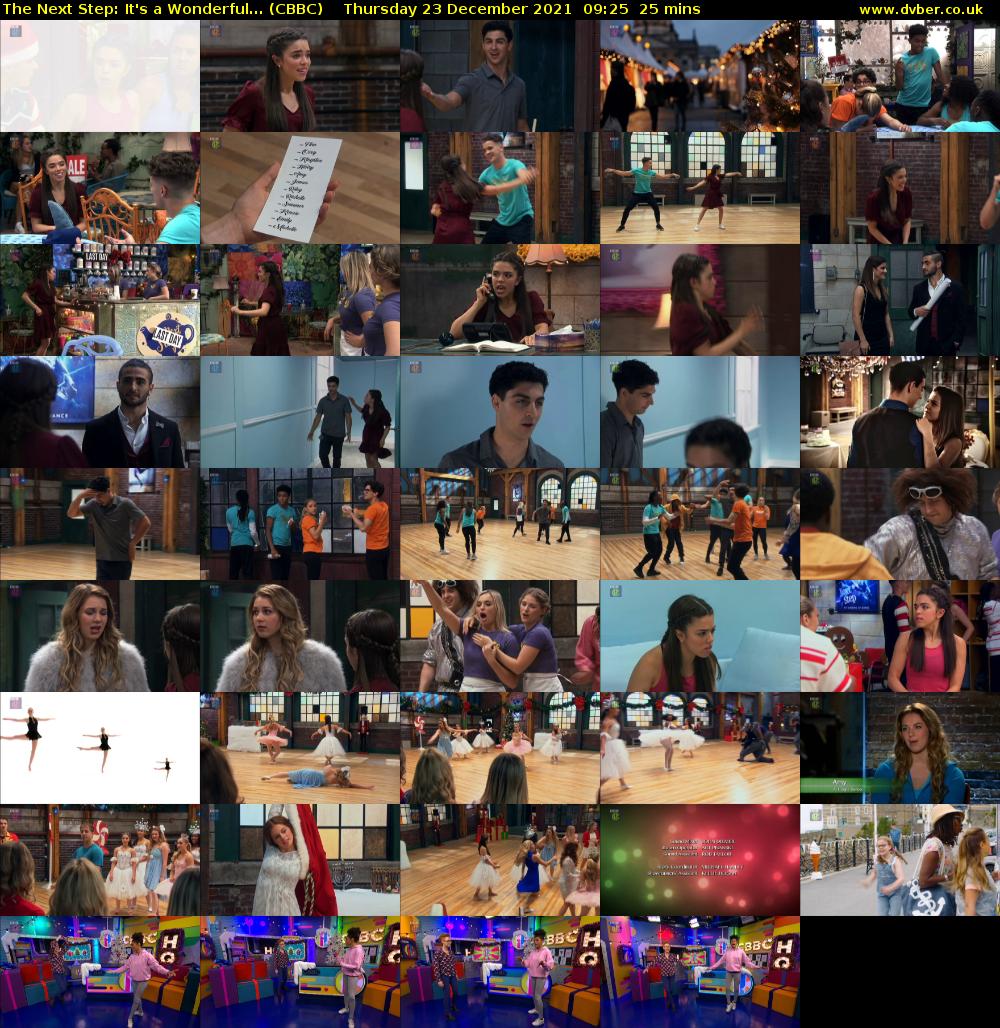 The Next Step: It's a Wonderful... (CBBC) Thursday 23 December 2021 09:25 - 09:50
