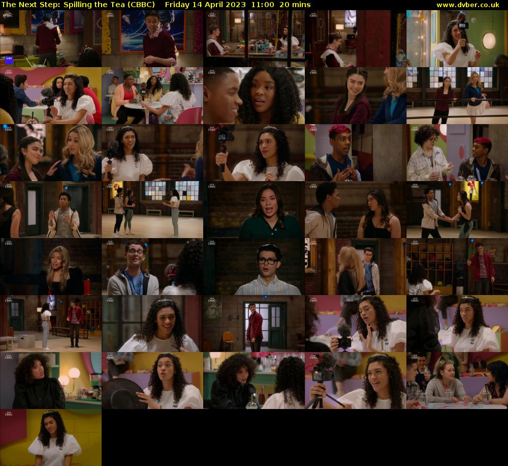 The Next Step: Spilling the Tea (CBBC) Friday 14 April 2023 11:00 - 11:20