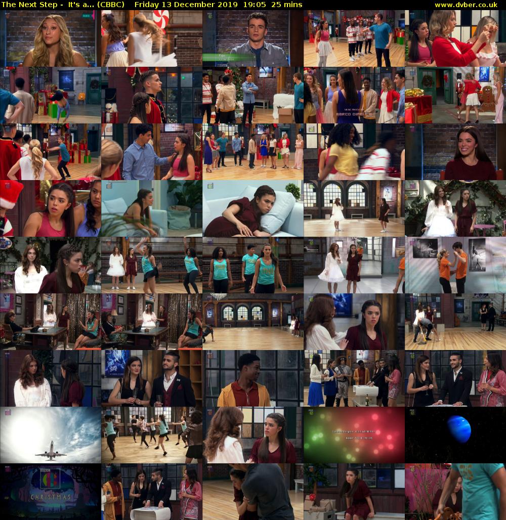 The Next Step -  It's a... (CBBC) Friday 13 December 2019 19:05 - 19:30