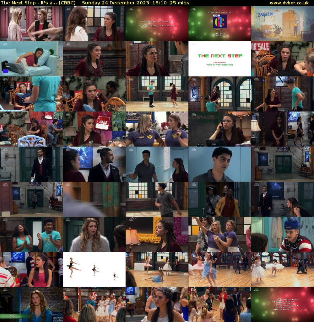 The Next Step - It's a... (CBBC) Sunday 24 December 2023 18:10 - 18:35