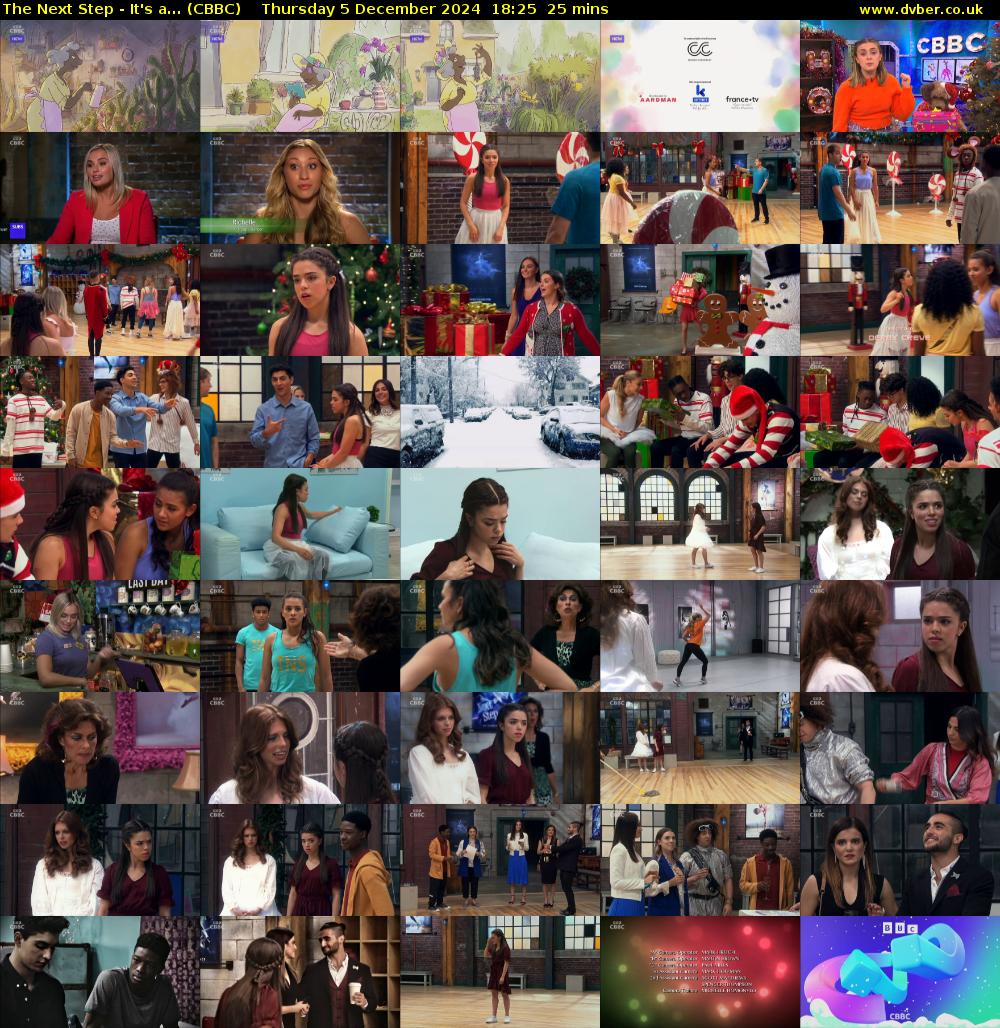The Next Step - It's a... (CBBC) Thursday 5 December 2024 18:25 - 18:50
