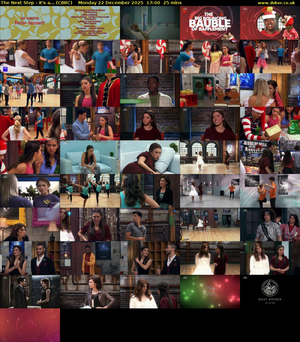 The Next Step - It's a... (CBBC) Monday 22 December 2025 17:00 - 17:25