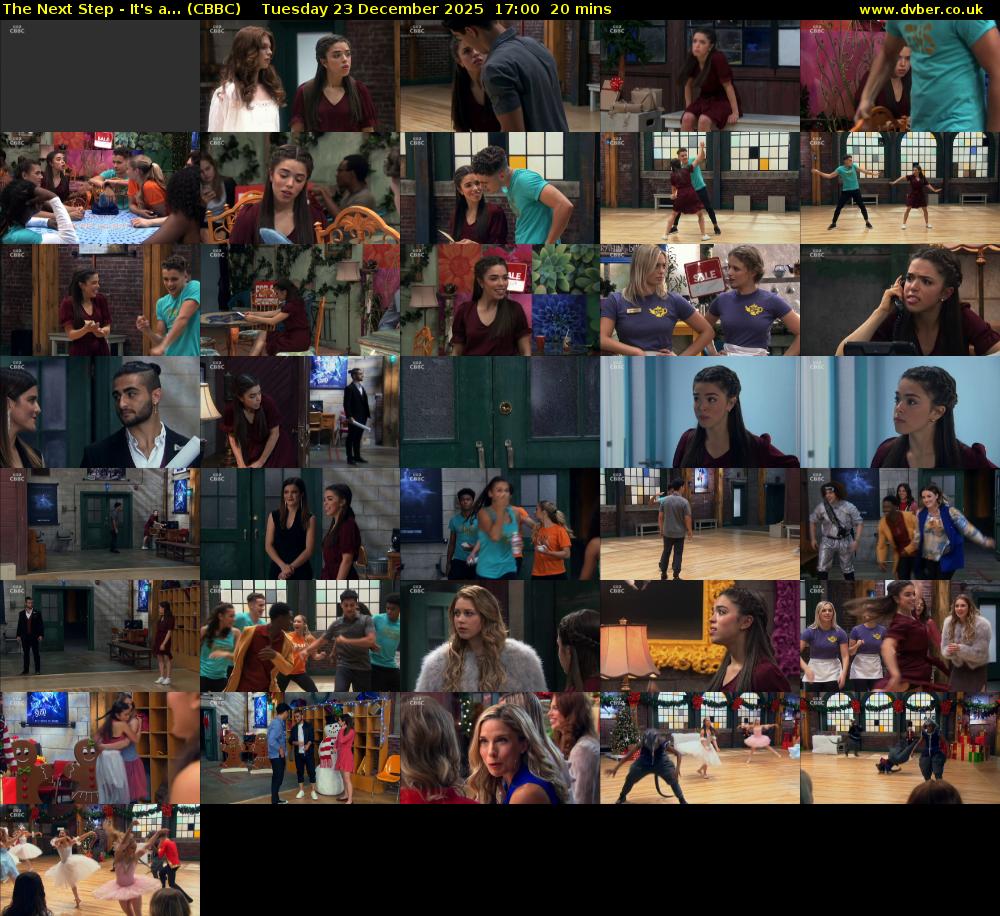 The Next Step - It's a... (CBBC) Tuesday 23 December 2025 17:00 - 17:20