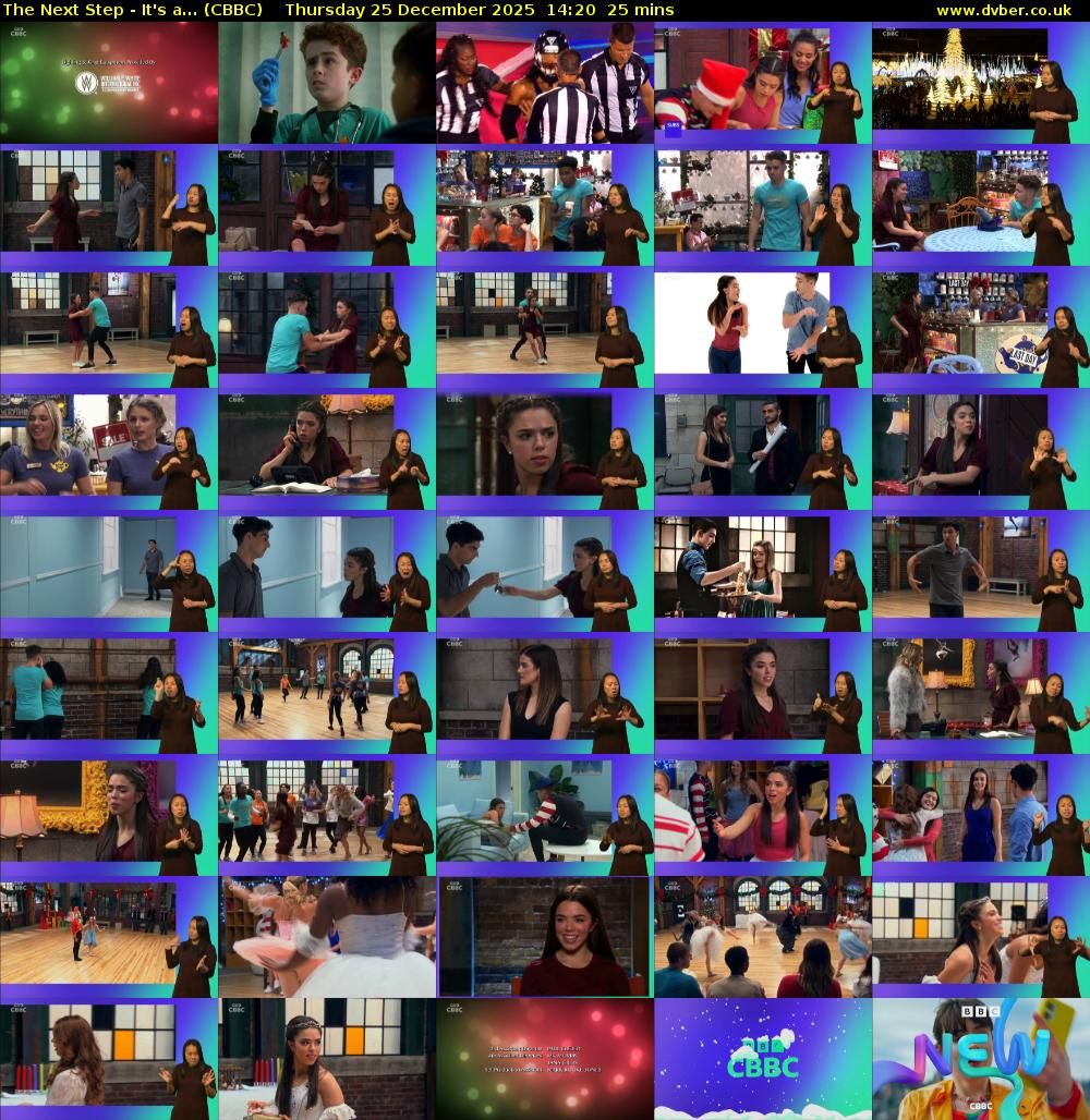 The Next Step - It's a... (CBBC) Thursday 25 December 2025 14:20 - 14:45