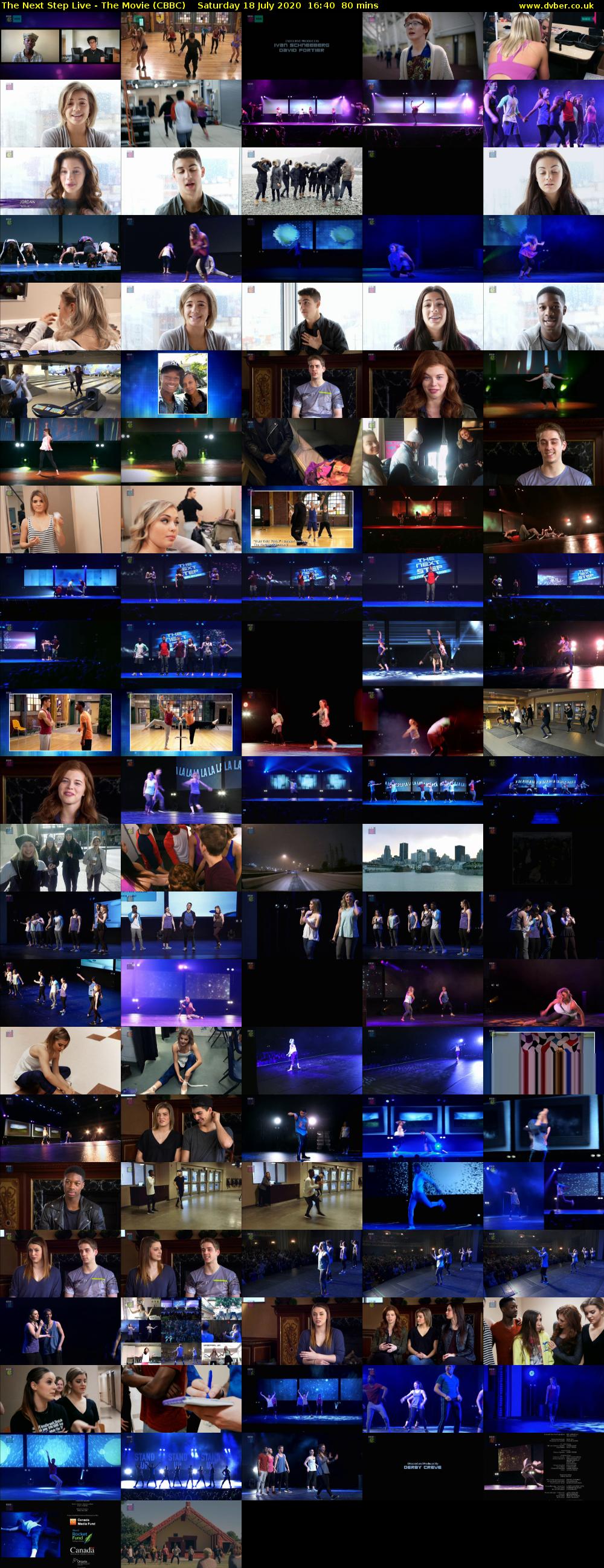 The Next Step Live - The Movie (CBBC) Saturday 18 July 2020 16:40 - 18:00