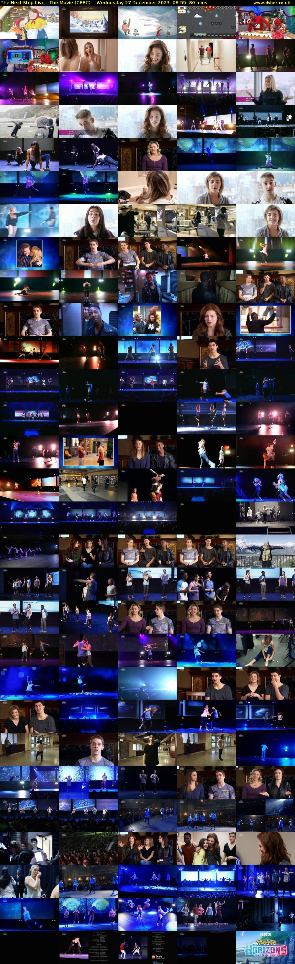The Next Step Live - The Movie (CBBC) Wednesday 27 December 2023 08:55 - 10:15