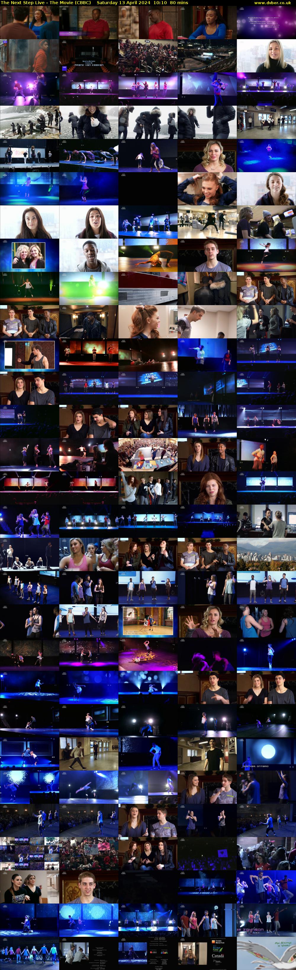 The Next Step Live - The Movie (CBBC) Saturday 13 April 2024 10:10 - 11:30