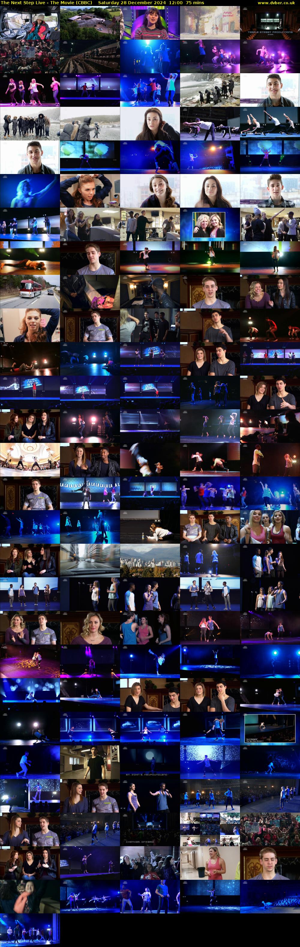 The Next Step Live - The Movie (CBBC) Saturday 28 December 2024 12:00 - 13:15