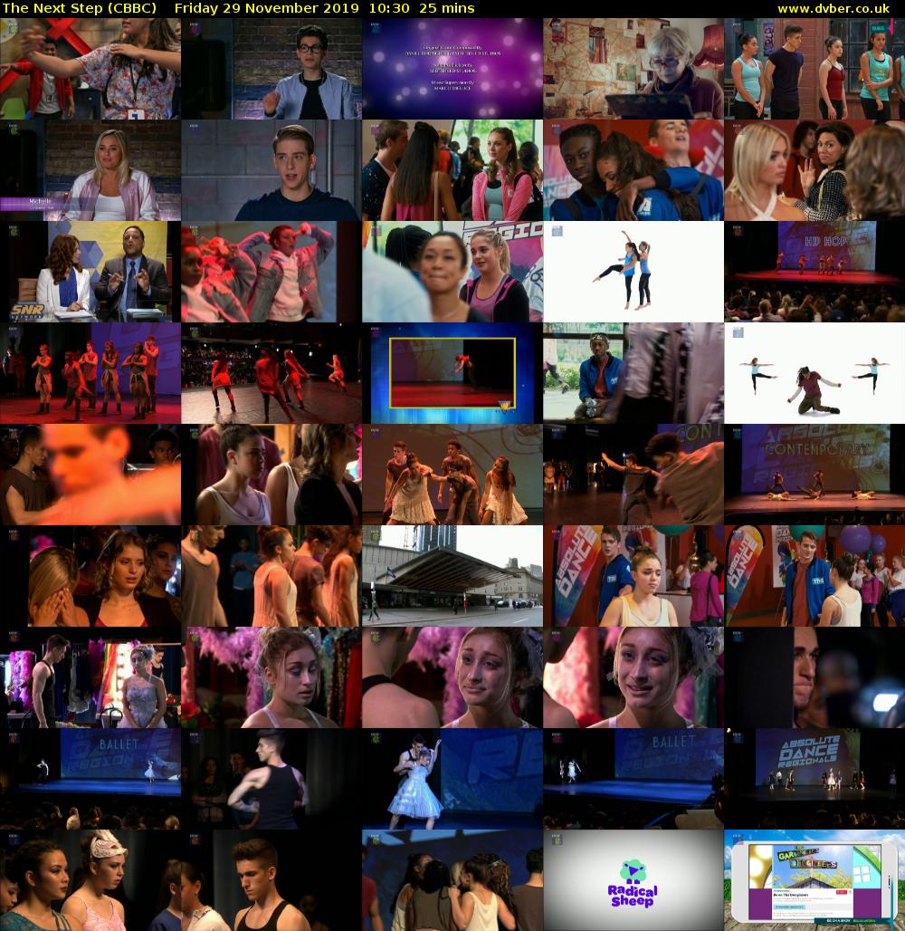The Next Step (CBBC) Friday 29 November 2019 10:30 - 10:55