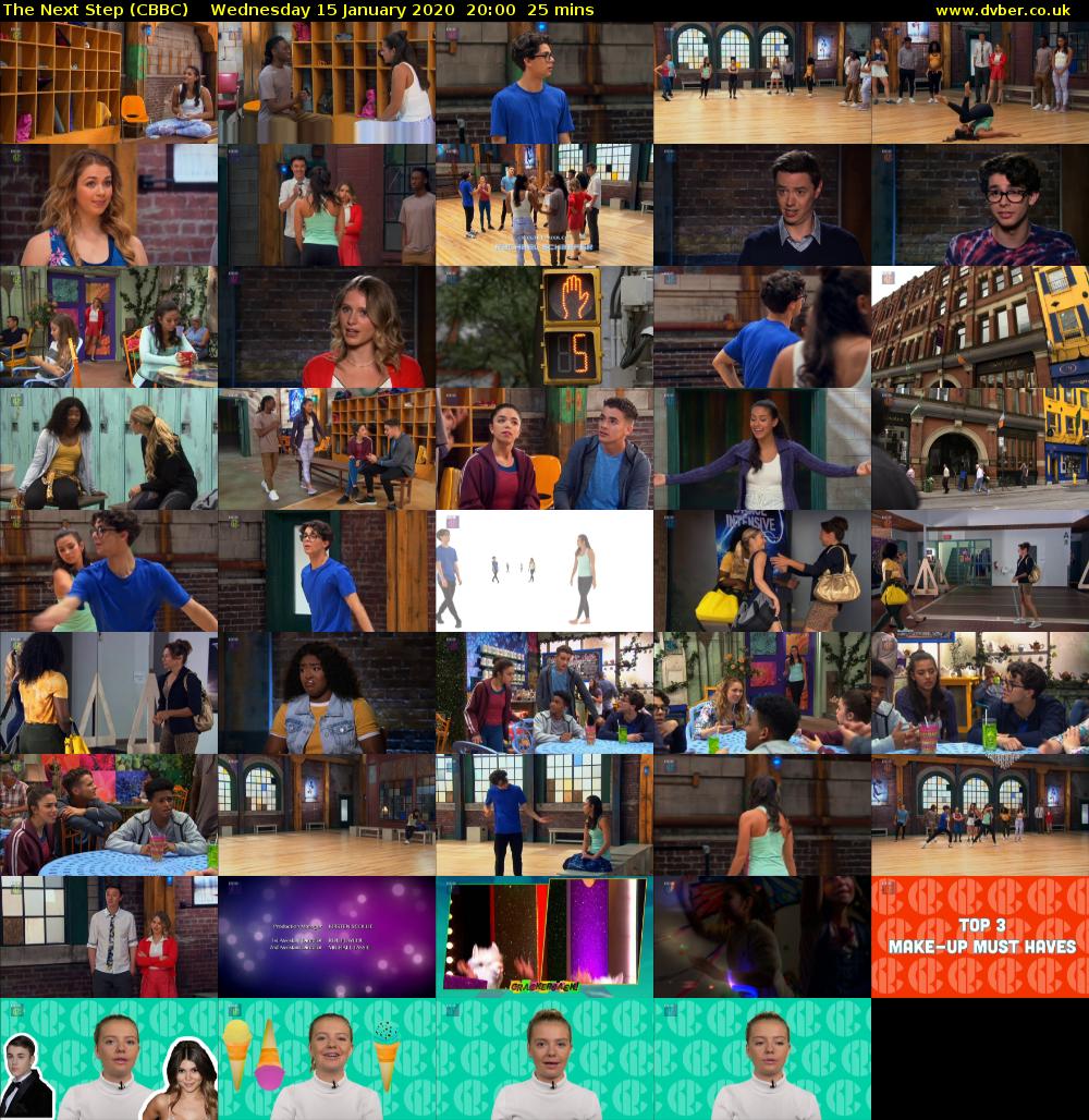 The Next Step (CBBC) Wednesday 15 January 2020 20:00 - 20:25