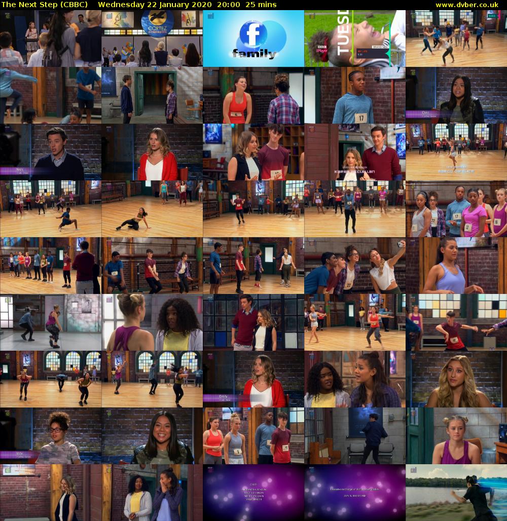 The Next Step (CBBC) Wednesday 22 January 2020 20:00 - 20:25
