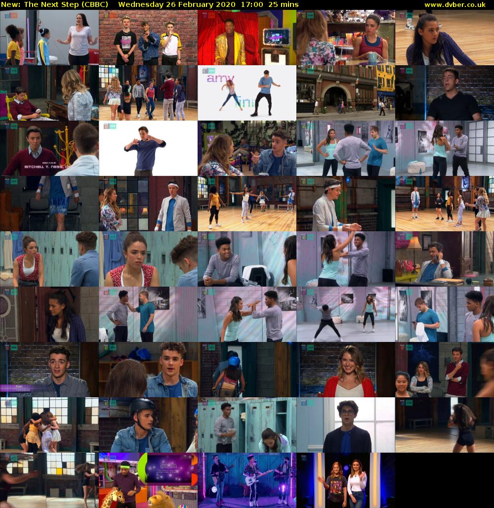 The Next Step (CBBC) Wednesday 26 February 2020 17:00 - 17:25