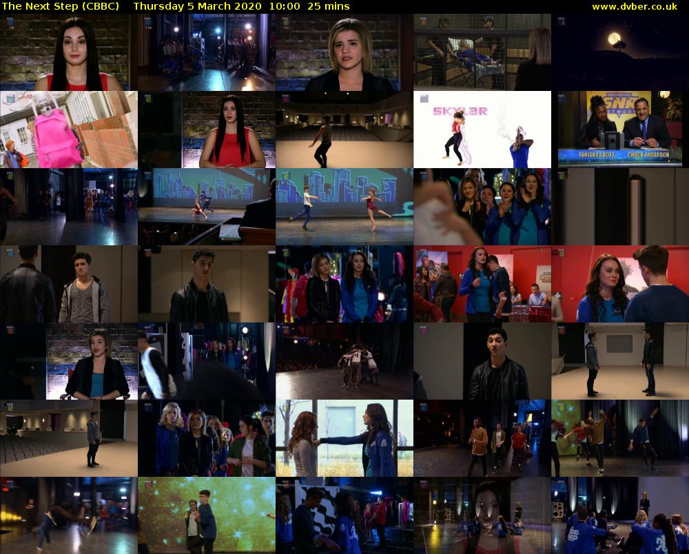 The Next Step (CBBC) Thursday 5 March 2020 10:00 - 10:25