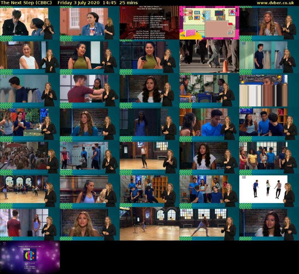 The Next Step (CBBC) Friday 3 July 2020 14:45 - 15:10