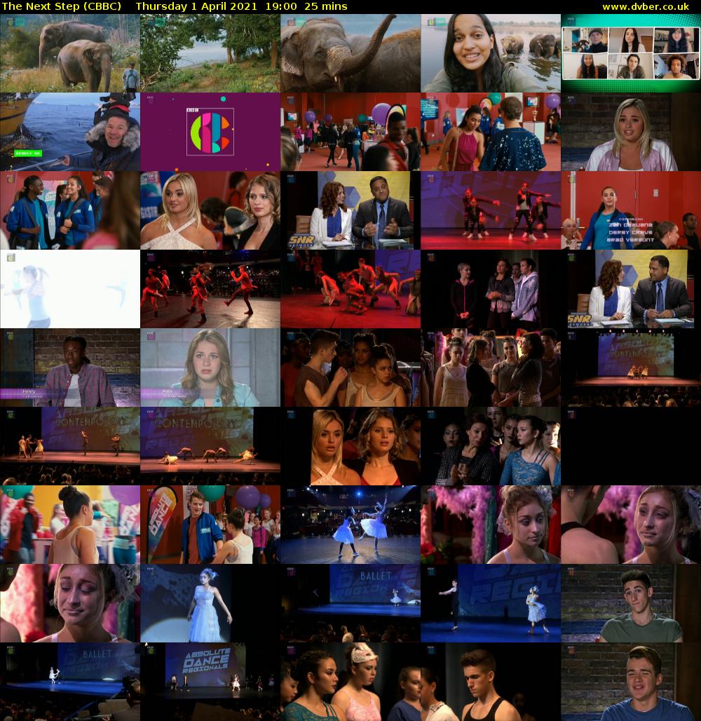 The Next Step (CBBC) Thursday 1 April 2021 19:00 - 19:25