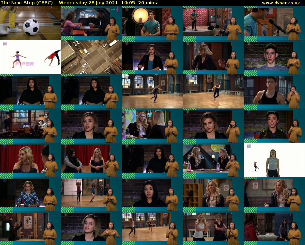 The Next Step (CBBC) Wednesday 28 July 2021 14:05 - 14:25