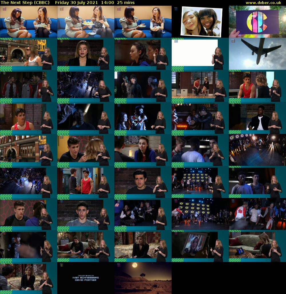 The Next Step (CBBC) Friday 30 July 2021 14:00 - 14:25