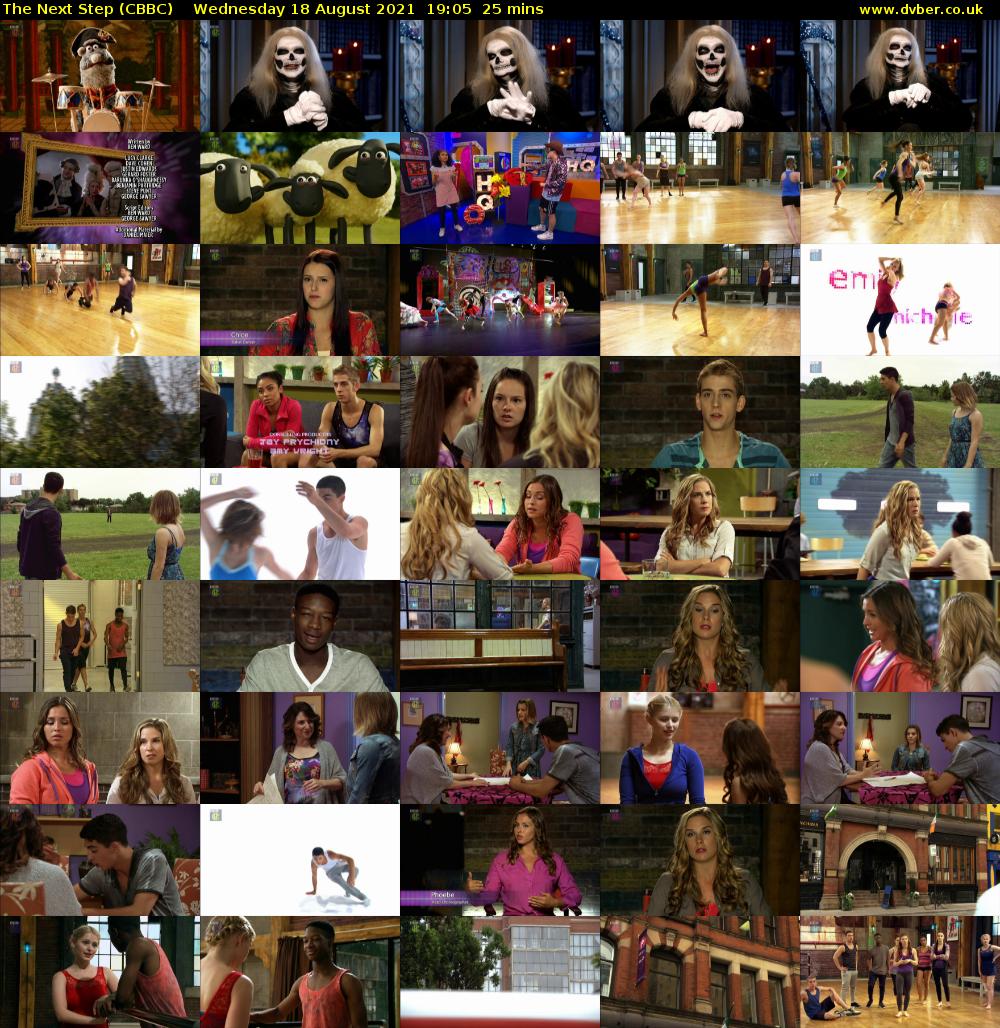 The Next Step (CBBC) Wednesday 18 August 2021 19:05 - 19:30