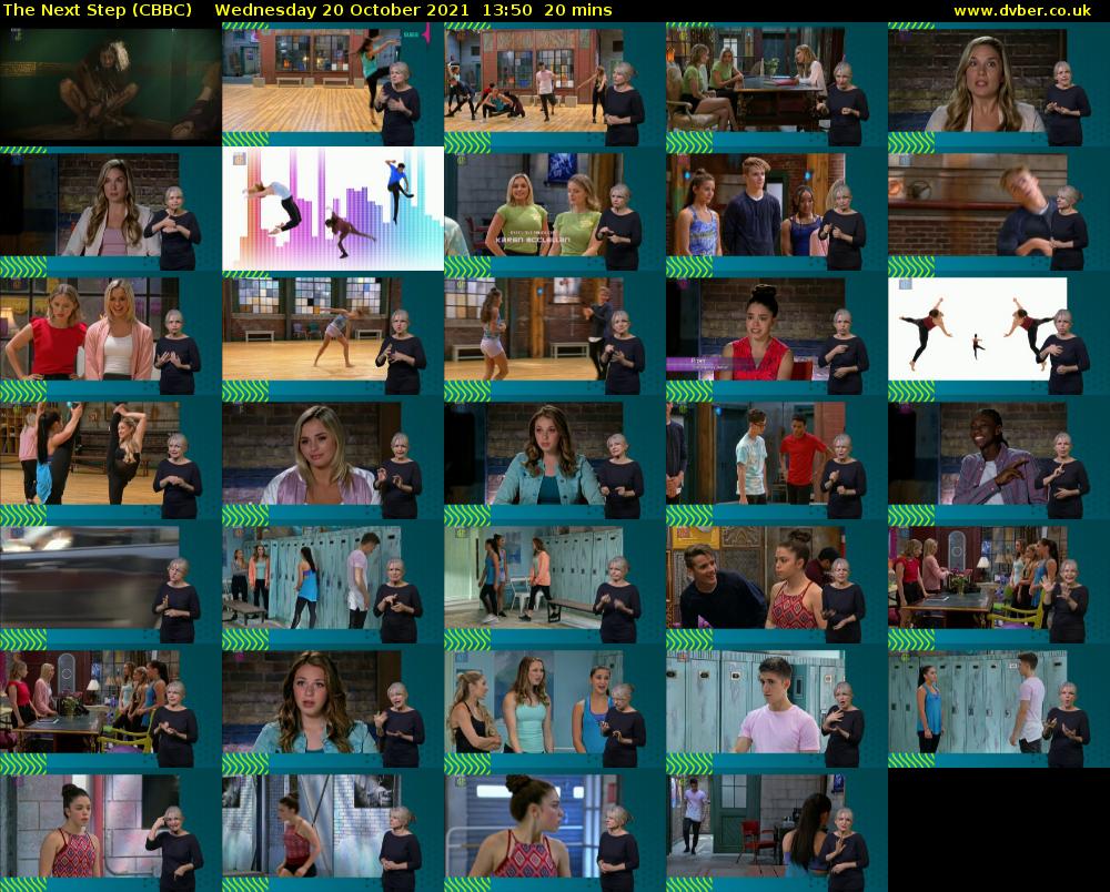 The Next Step (CBBC) Wednesday 20 October 2021 13:50 - 14:10