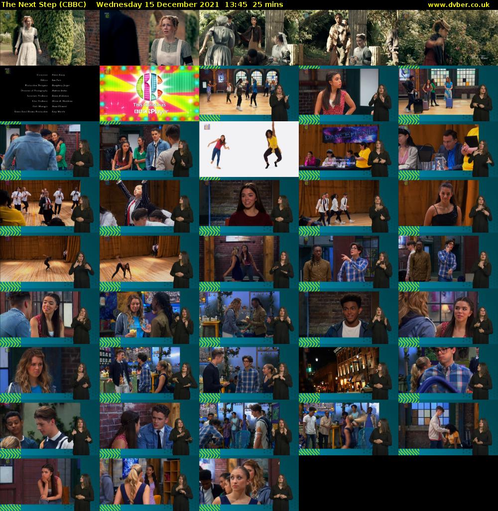The Next Step (CBBC) Wednesday 15 December 2021 13:45 - 14:10