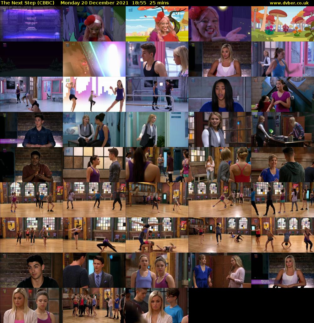 The Next Step (CBBC) Monday 20 December 2021 18:55 - 19:20