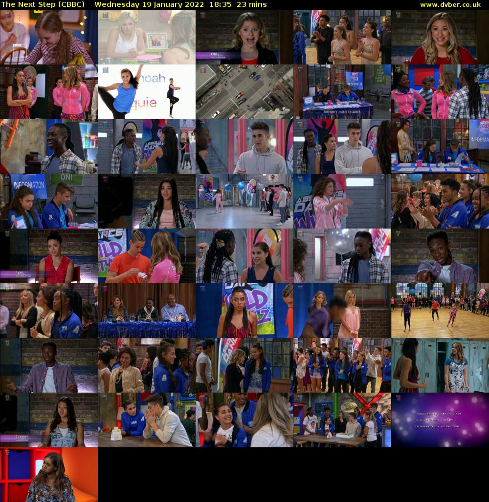 The Next Step (CBBC) Wednesday 19 January 2022 18:35 - 18:58