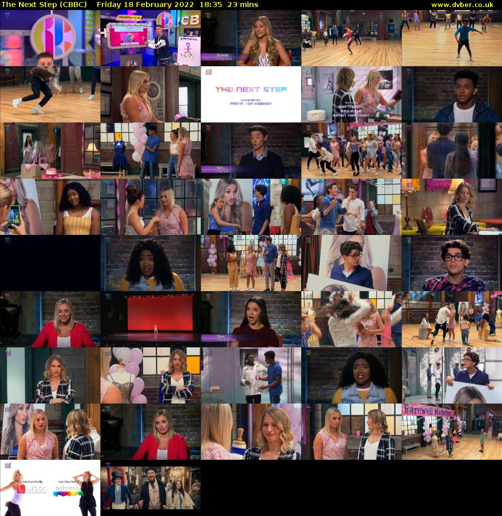 The Next Step (CBBC) Friday 18 February 2022 18:35 - 18:58